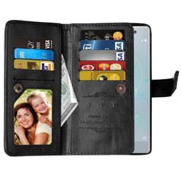 Dobbeltflip Flexi 9-kort Sony Xperia XZ2 Premium (H8166)  - Svart