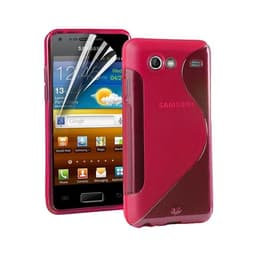 S-Line Silicone Cover til Samsung Galaxy S Advance (GT-i9070) : farve - lyserød