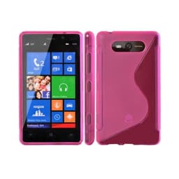 S Line silikon skal Nokia Lumia 820 (RM-825) Rosa