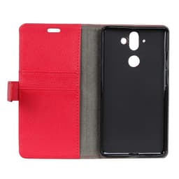 Lompakkokotelo 2-kortti Nokia 8 Sirocco (TA-1005)  - punainen