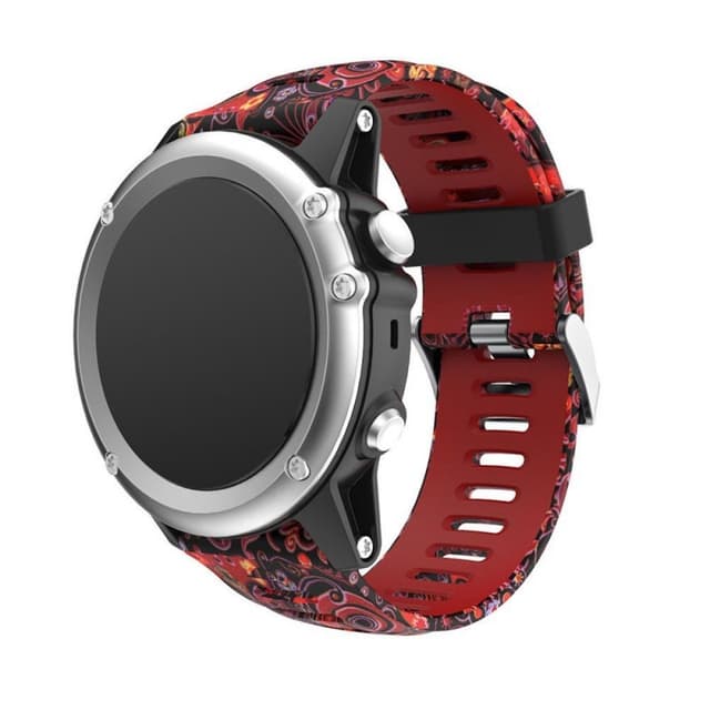 Camo Armband Garmin Fenix 3 / 5X / 5X Plus - Röd Jellyfi