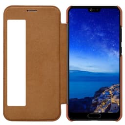Nillkin Qin Flipdeksel Huawei P20 (EML-L29)  - brun