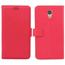 Lommebokdeksel 2-kort Lenovo Vibe P2  - RØD