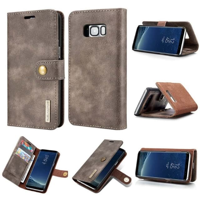DG-Ming Lommebok 2i1 Samsung Galaxy S8 Plus (SM-G955F)  - Grå