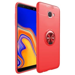 Slim Ring kotelo Samsung Galaxy J4 Plus (SM-J415F)  - punainen