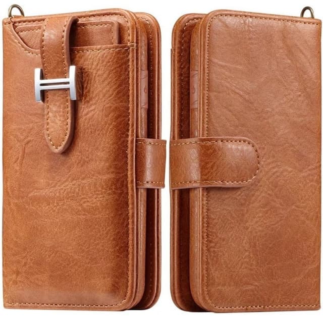 Multiplånbok 3i1 9-kort Samsung Galaxy Note 10 (SM-N970F)  - Brun
