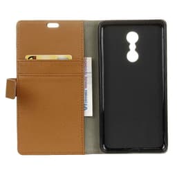 Lommebokdeksel 2-kort Lenovo K6 Note  - brun