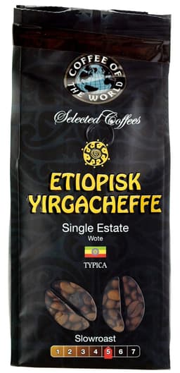 Coffee of the World kaffebønner - Etiopisk Yirgacheffe