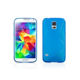 S-Line Silicone Cover til Samsung Galaxy S5 Mini (SM-G800F) : farve - blå