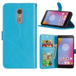 Lommebokdeksel 3-kort Lenovo K6 - blå