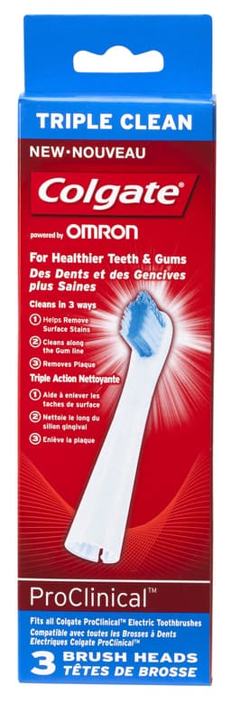 Colgate ProClinical Triple clean vaihtoharjat (3 kpl)