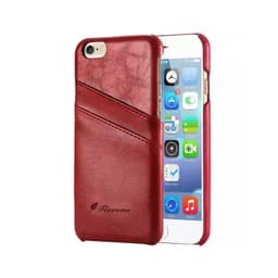 FloveMe skal med kortplatser Apple iPhone 6/6S Plus Röd
