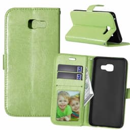 Lompakkokotelo 3-kortti Samsung Galaxy A5 2016 (SM-A510F)  - vihreä