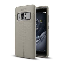 Nahkakuvioitu TPU kuori Asus Zenfone AR (ZS571KL)  - harmaa