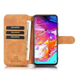 DG-Ming Wallet 3-kort til Samsung Galaxy A70 (SM-A705F)  - brun