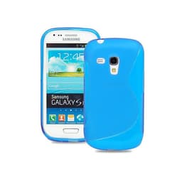S-Line Silicone Cover til Samsung Galaxy S3 Mini (GT-i8190) : farve - blå