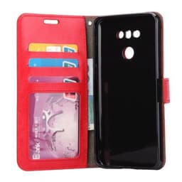 Lommebokdeksel 3-kort LG G6 (H870)  - RØD