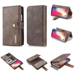 Multi-lommebok Tri-Fold 12-kort Apple iPhone X / XS  - Grå