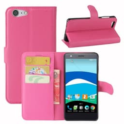 Lompakkokotelo 3-kortti ZTE Blade V770  - pinkki