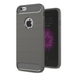 Børstet silikondeksel Apple iPhone 6, 6S  - Grå
