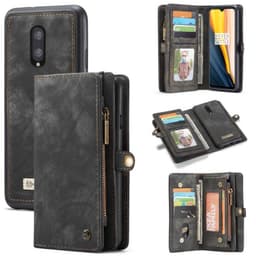 CaseMe Wallet 11-kort OnePlus 7  - Sort / Grå