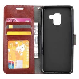 Wallet 3-kort til Samsung Galaxy A8 2018 (SM-A530F)  - brun