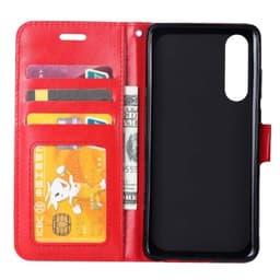 Wallet 3-kort til Samsung Galaxy A70 (SM-A705F)  - rød