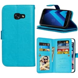 Lompakkotelo Flexi 9-kortti Samsung Galaxy A5 2017 (SM-A520F)  - sinin