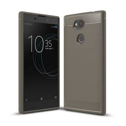Børstet silikondeksel Sony Xperia L2 (H3311)  - Grå