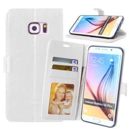 Mobilplånbok 3-kort Samsung Galaxy S6 Edge Plus (SM-G928F)  - Vit