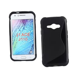 S Line silikon skal Samsung Galaxy J1 Ace (SM-J110F) Svart