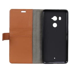 Lommebokdeksel 2-kort HTC U11 PLUS  - brun