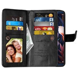 Lompakkotelo Flexi 9-kortti Huawei Mate 10 Pro (BLA-L29)  - musta