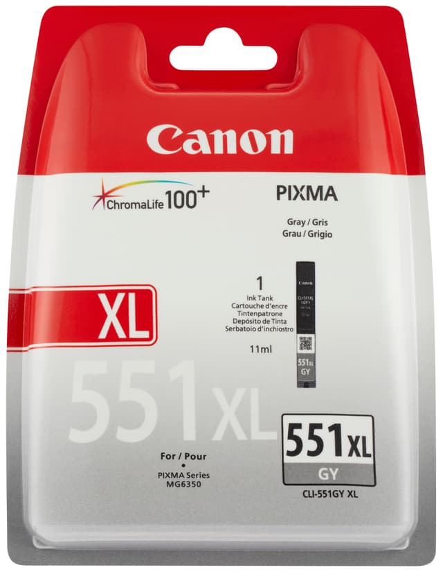 Canon Bläckpatron CLI-551XL Grå