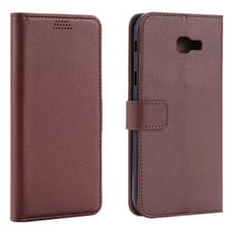 Lompakkokotelo 2-kortti Samsung Galaxy A7 2017 (SM-A720F)  - ruskea