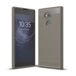 Harjattu TPU kuori Sony Xperia XA2 Ultra (H4213)  - harmaa