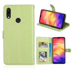 Lommebokdeksel 3-kort Xiaomi Redmi Note 7 (6,3 ")  - Grønn