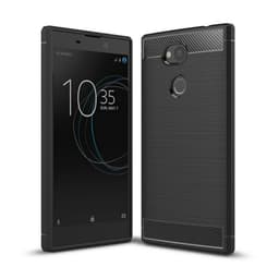 Harjattu TPU kuori Sony Xperia L2 (H3311)  - musta