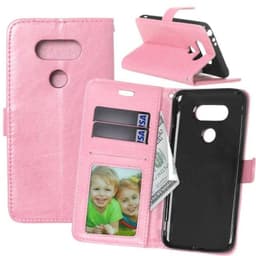 Lompakkokotelo 3-kortti LG G5 (H850)  - pinkki