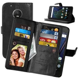 Dobbeltflip Flexi 9-kort Motorola Moto G5 Plus (XT1683)  - Svart