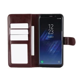 MOVE lompakkokotelo 2i1 Samsung Galaxy S8 (SM-G950F)  - Tummanruskea