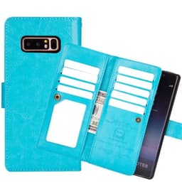 Dobbelt Flip Flexi 9-kort Samsung Galaxy Note 8 (SM-N950F)  - blå