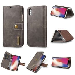 DG-Ming Wallet 2i1 til Apple iPhone X / Xs  - Grå