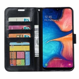 Lompakkokotelo 3-kortti lompakko Samsung Galaxy A20e (SM-A202F)  - mus