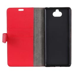 Lompakkokotelo 2-kortti Sony Xperia 10 (i4113)  - punainen
