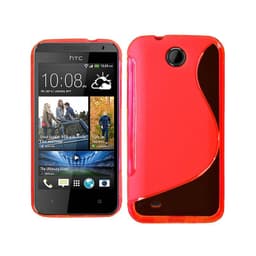 S-Line Silicone Cover til HTC Desire 300 : farve - rød