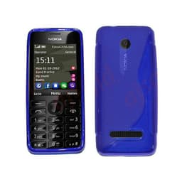 S-Line Silicone Cover til Nokia 206 (2060) : farve - blå