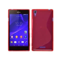 S Line silikon skal Sony Xperia T3 (D5103) Röd
