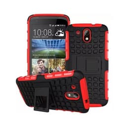 Stødfast Cover med stativ HTC Desire 526G : farve - rød