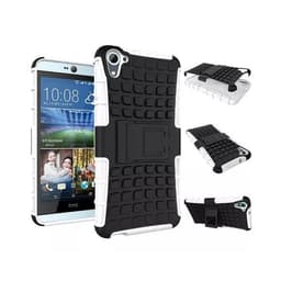 Stødfast Cover med stativ HTC Desire 826 : farve - hvid